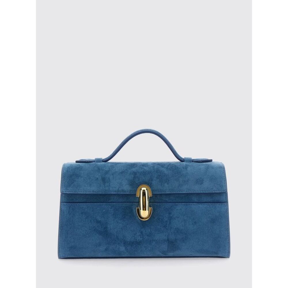 Savette Women Symmetry Mini Handbag Savette In Suede Calfskin Leather